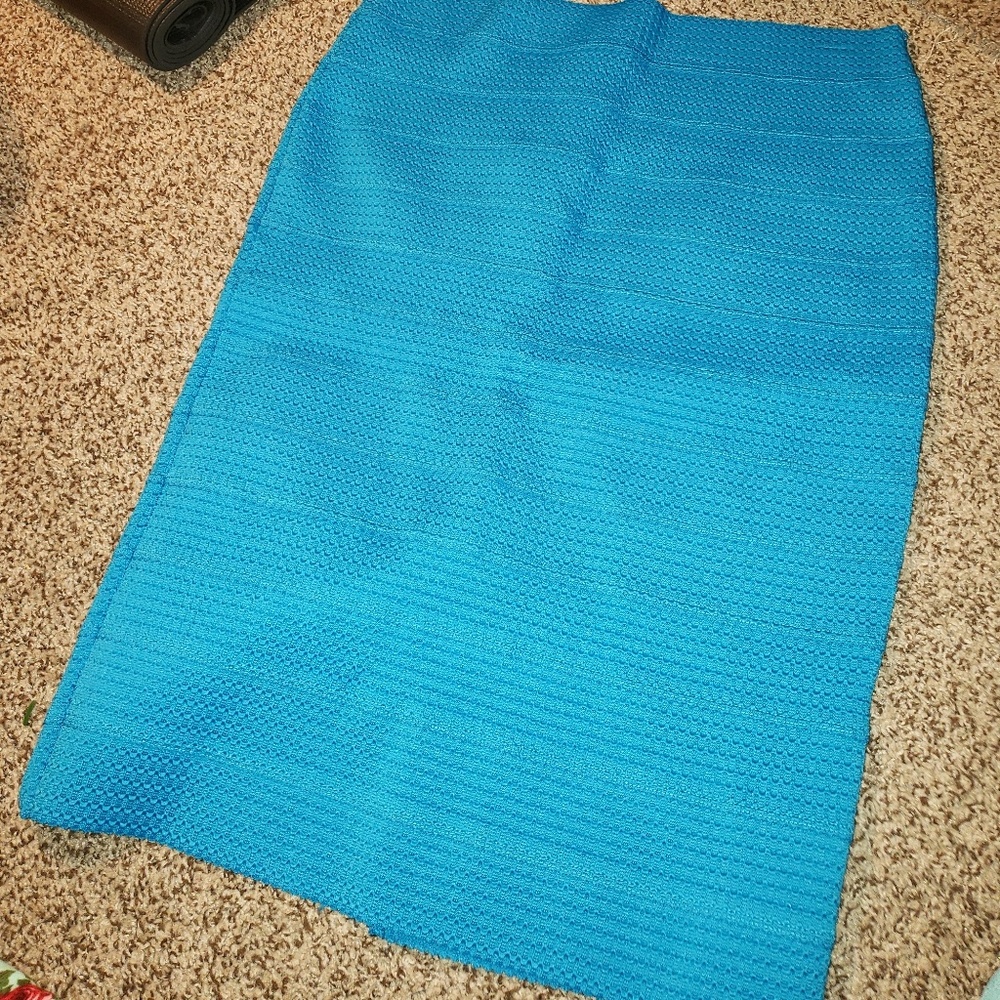Blue skirt